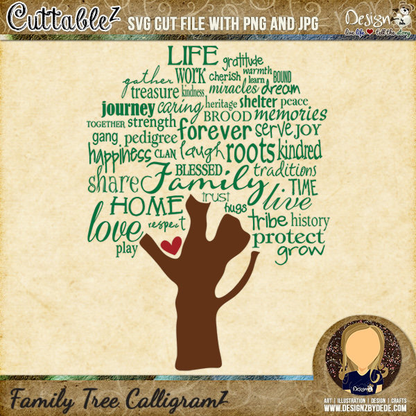 Family Tree CalligramZ