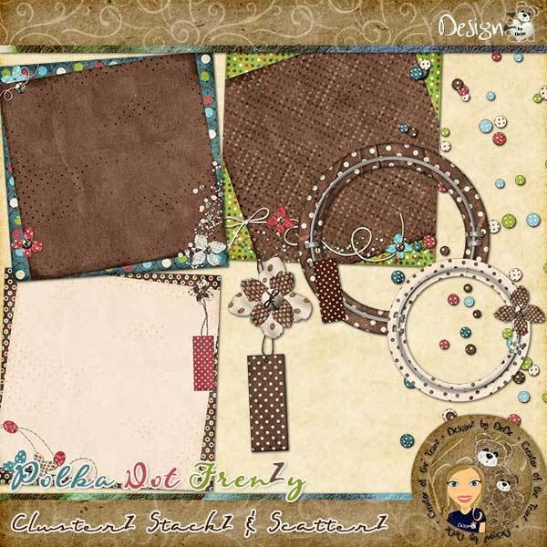 Polka Dot FrenZy: ClusterZ StackZ &amp; ScatterZ