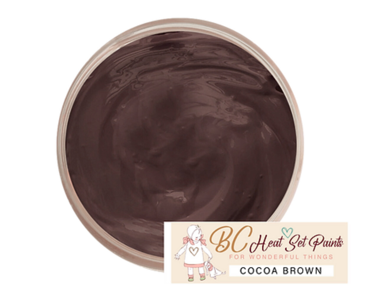  BC HEAT SET PAINT - COCOA BROWN 25ml. 