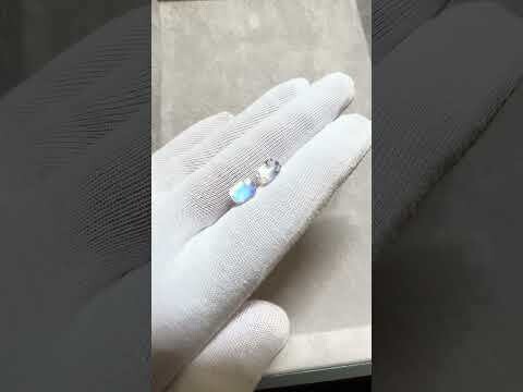 3.91 ct./2	Moonstone cushion/ Лунный камень кушон пара (арт. 0260)