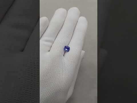 1.33 ct.	Tanzanite cushion/ Танзанит кушон (арт. 0086)