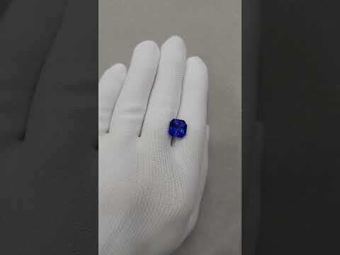 4.28 ct.	Tanzanite cushion/ Танзанит кушон (арт. 0060)