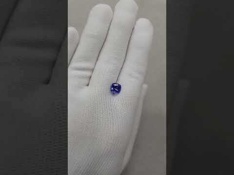 1.38 ct.	Tanzanite cushion/ Танзанит кушон (арт. 0087)