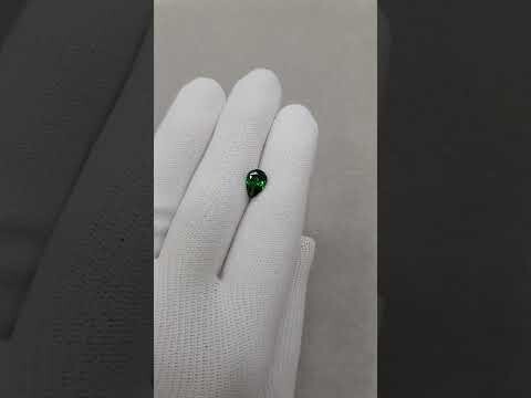 1.19 ct.	Tsavorite pear/ Тсаворит груша (арт. 0064)