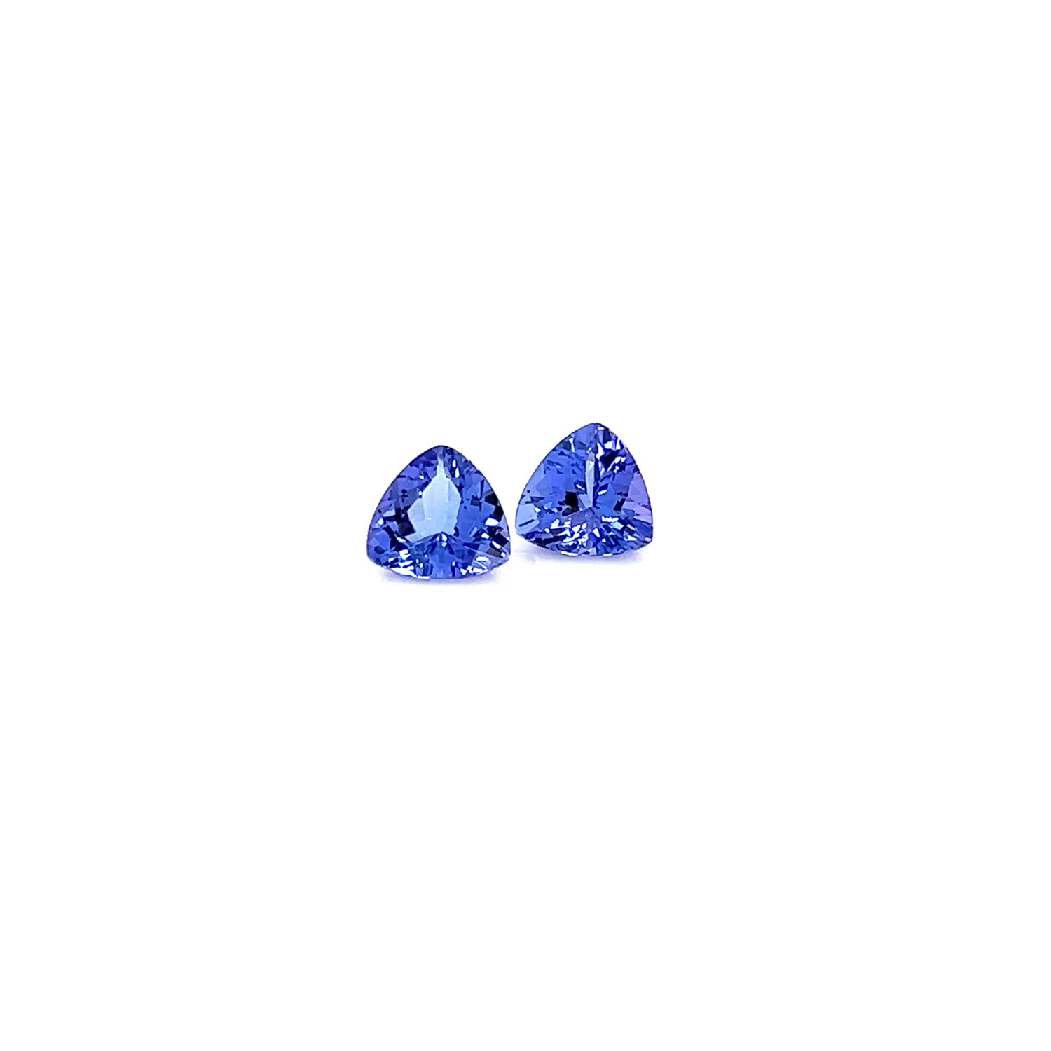2.08 ct./2	Tanzanite trillion/ Танзанит триллион пара  (арт. 0223)