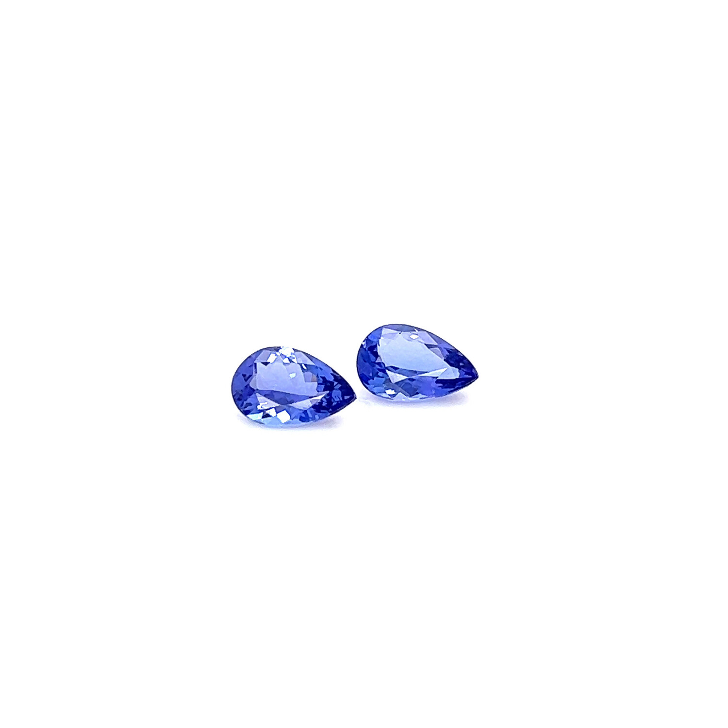 2.28 ct./2	Tanzanite pear/ Танзанит груша пара  (арт. 0243)