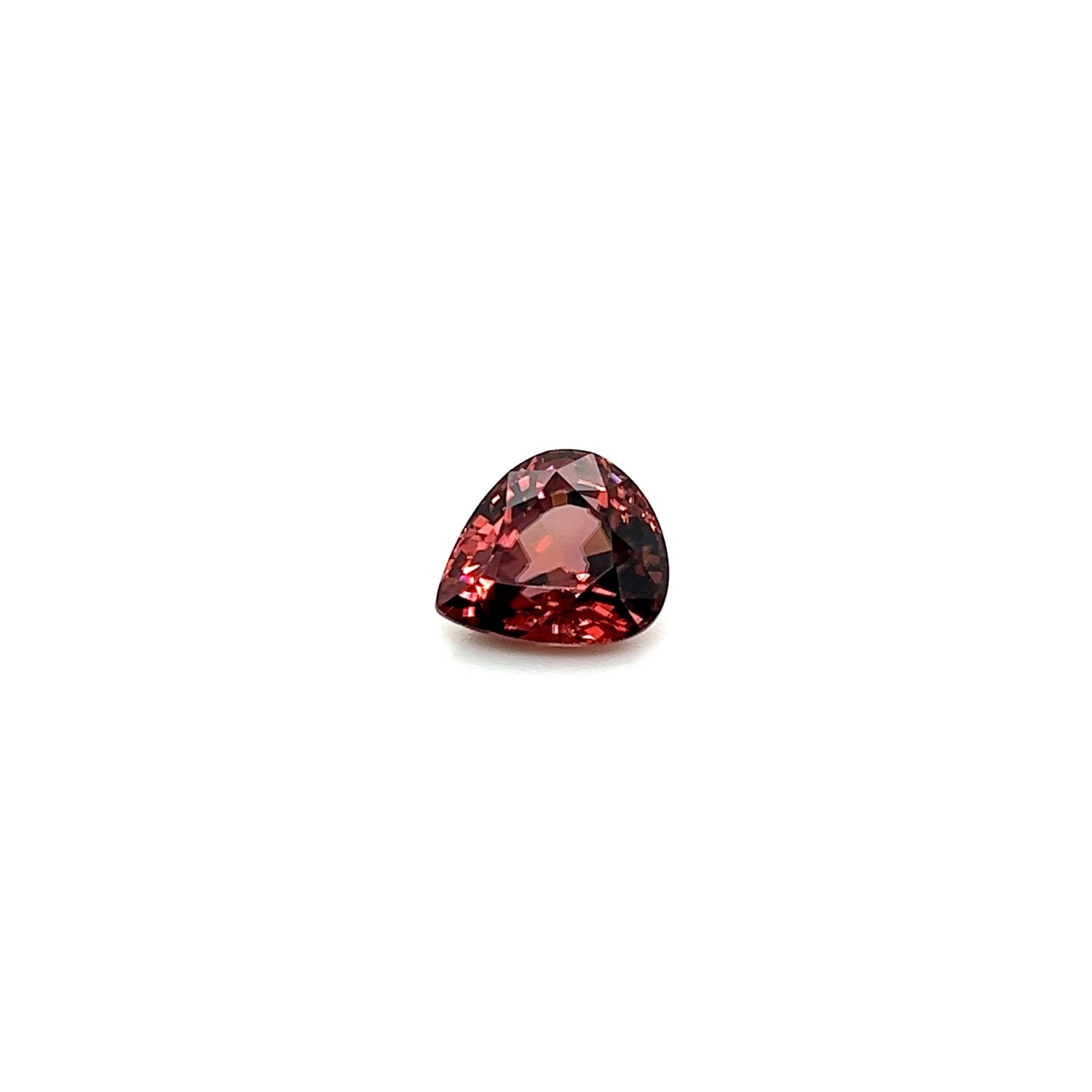 3.99 ct.	Red zircon pear/ Циркон красный груша (арт. 0140)