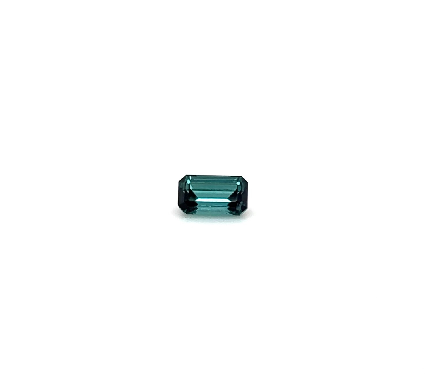 1.91 ct. Tурмалин природный голубо-зеленый октагон/ Natural bluish-green tourmaline  octagon (арт. 0286)
