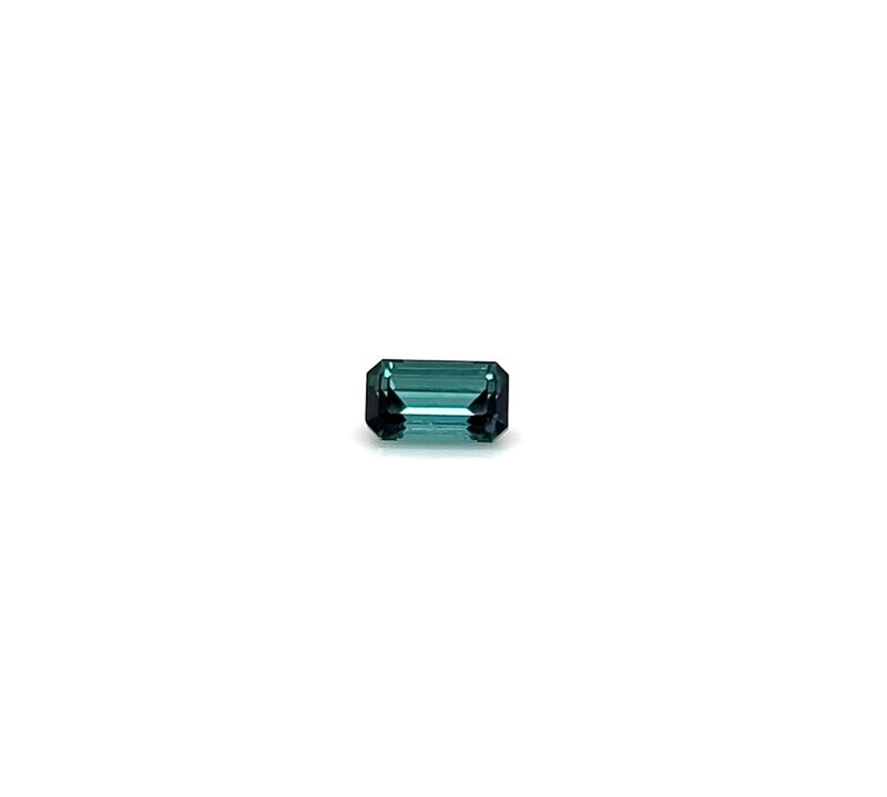 1.91 ct. Tурмалин природный голубо-зеленый октагон/ Natural bluish-green tourmaline  octagon (арт. 0286)