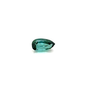 4.55 ct. Tурмалин природный голубо-зеленый груша/ Natural bluish-green tourmaline pear (арт. 0299)