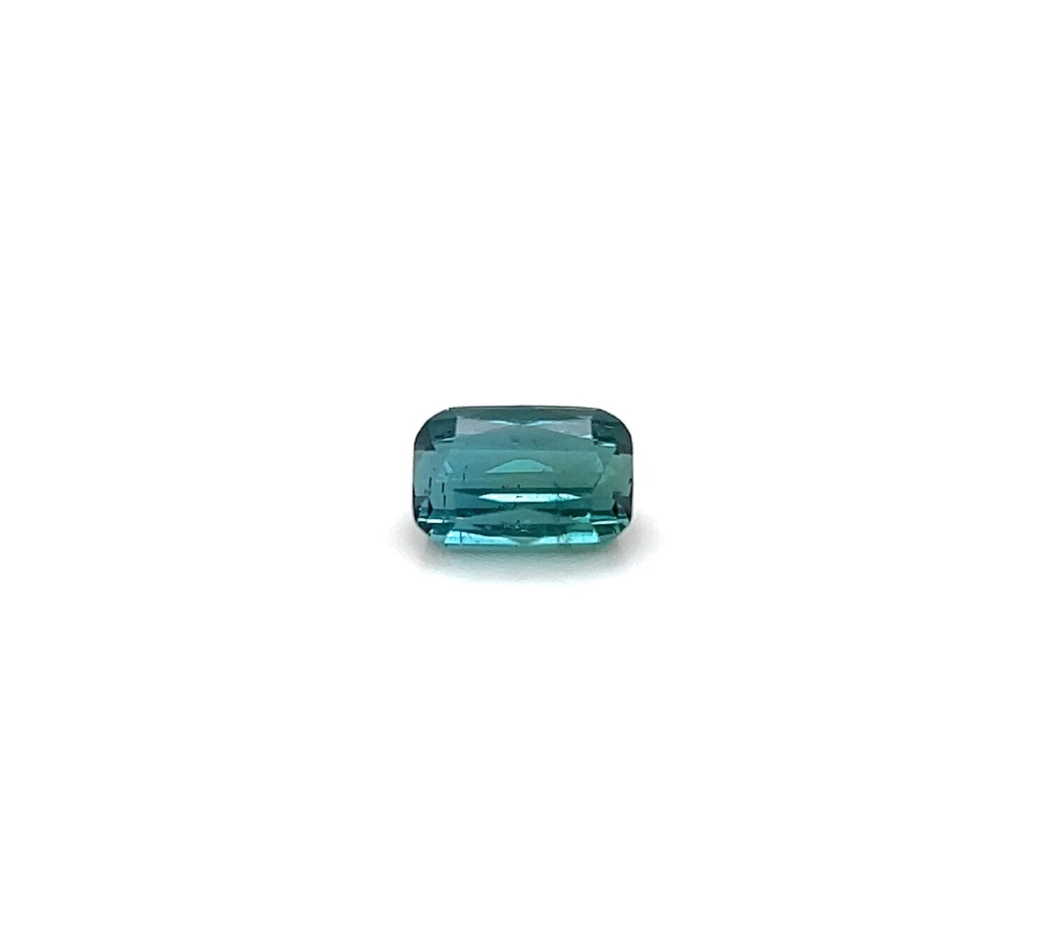 2.75 ct. Tурмалин природный зелено-голубой кушон/ Natural greenish-blue tourmaline cushion (арт. 0308)