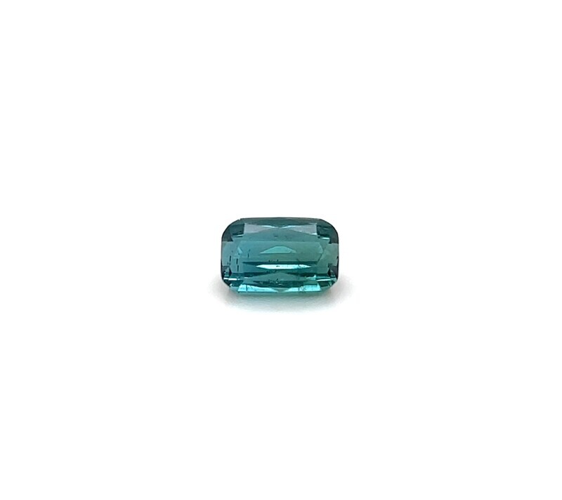 2.75 ct. Tурмалин природный зелено-голубой кушон/ Natural greenish-blue tourmaline cushion (арт. 0308)