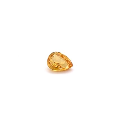 3.10 ct. Циркон природный желтый груша/ Natural yellow zircon pear (арт. 0340)