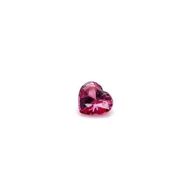 2.01 ct. Шпинель природная красно-розовая сердце /Natural reddih-pink spinel heart (арт. 0343)