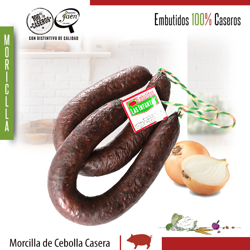 Morcilla de Cebolla Casera. 1.6 Kg