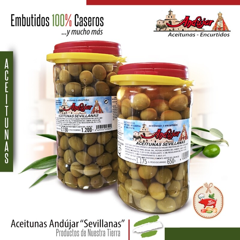 Aceitunas &quot;Sevillanas&quot; Andújar