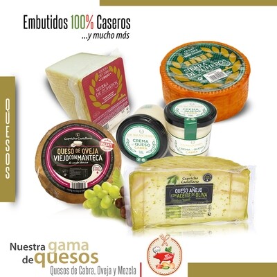 Quesos de Cabra, Oveja y Mezcla. Cremas de Queso