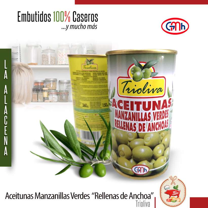 Aceitunas &quot;Trioliva&quot; rellenas de anchoa