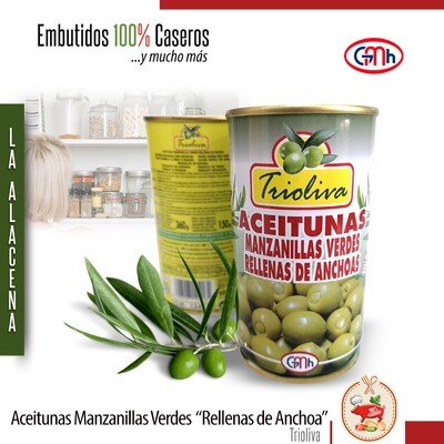 Aceitunas "Trioliva" rellenas de anchoa Aceitunas "Trioliva" rellenas de anchoa