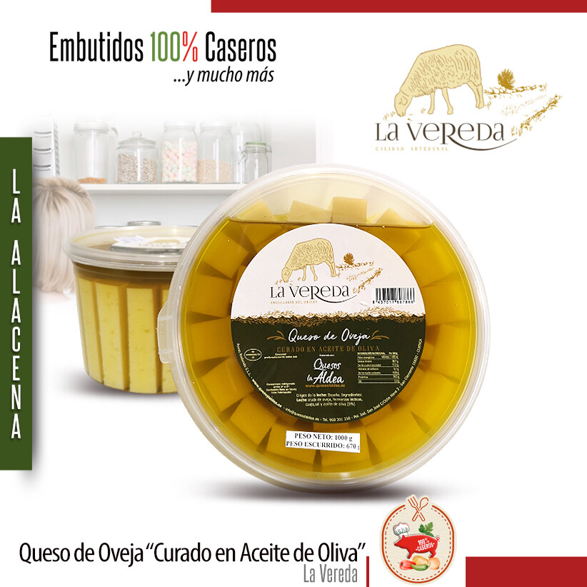 Queso de Oveja en Aceite &quot;La Vereda&quot;