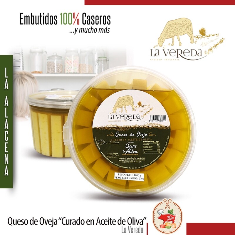 Queso de Oveja en Aceite "La Vereda" Queso de Oveja en Aceite "La Vereda"