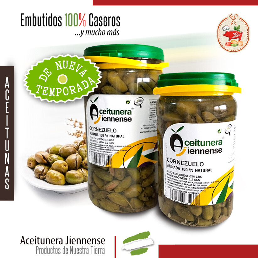 Aceitunas de Cornezuelo &quot;Aceitunera Jiennense&quot;