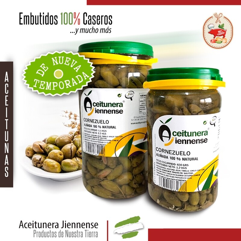 Aceitunas de Cornezuelo &quot;Aceitunera Jiennense&quot;
