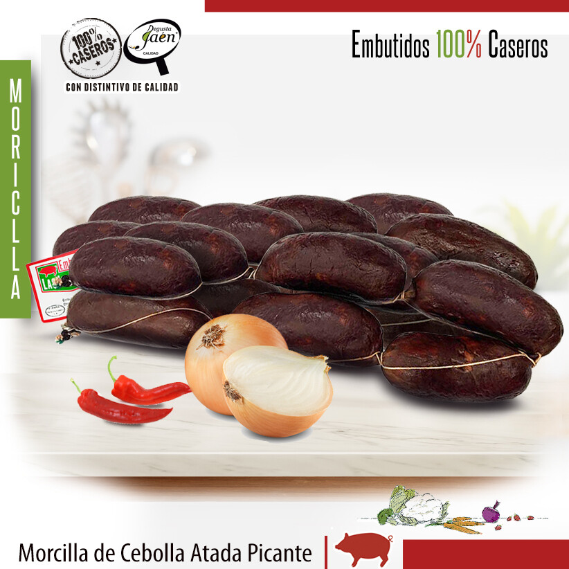 Morcilla de Cebolla Atada Picante