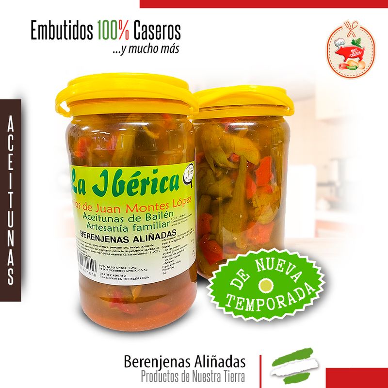 Berenjenas Aliñadas &quot;La Ibérica&quot;