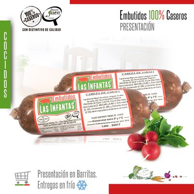 Cabeza de cerdo barrita