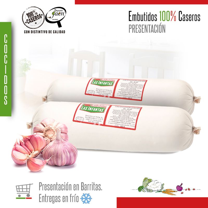 Salchichón al Ajo 1 kg
