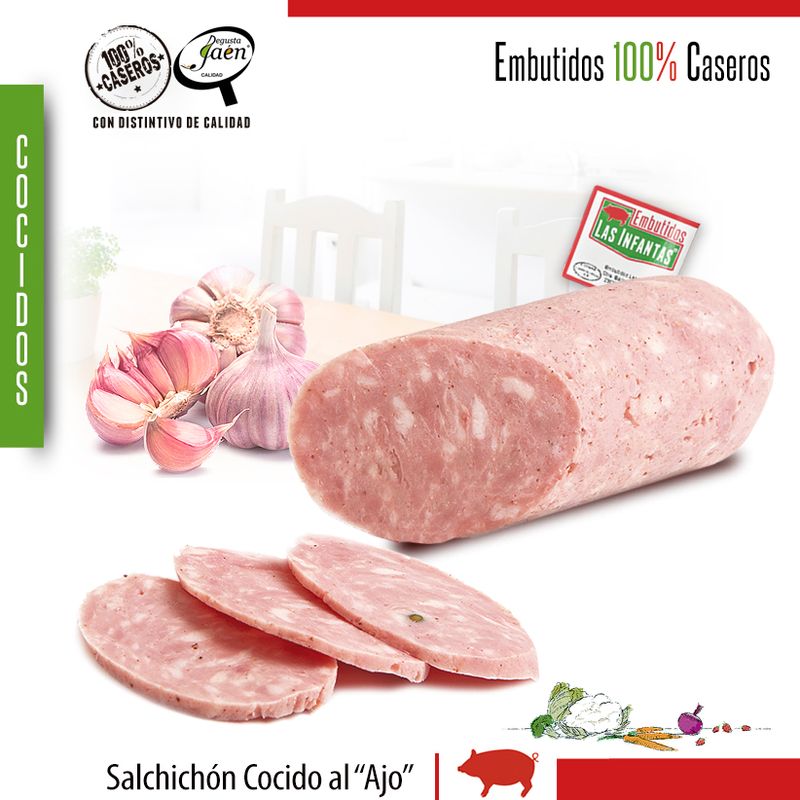 Salchichón al Ajo 1 kg