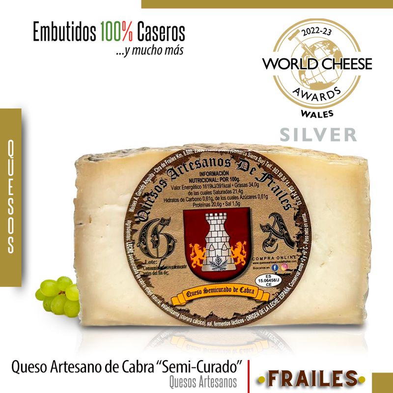 Queso Artesano de Frailes SEMICURADO