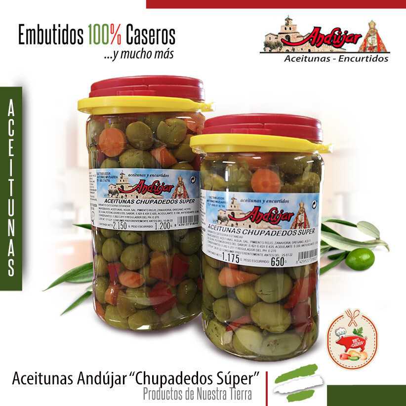 Aceitunas "Chupadedos Súper" Andújar