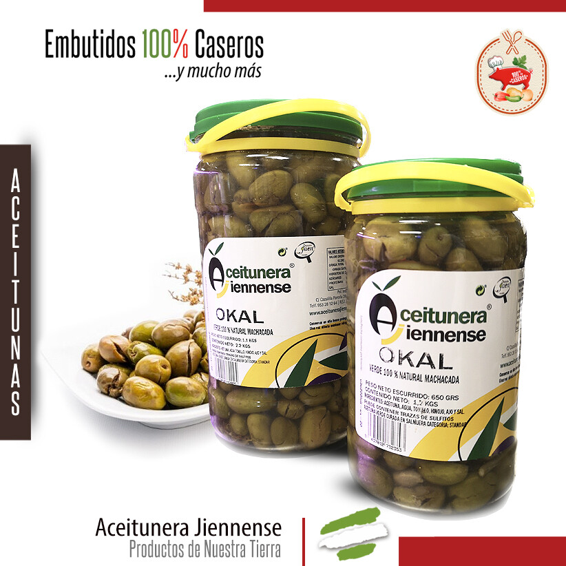 Aceitunas Natural Machacada "Aceitunera Jiennense"