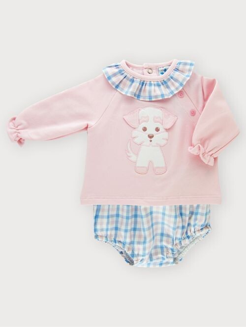 Sudadera + cubre pañal perrito