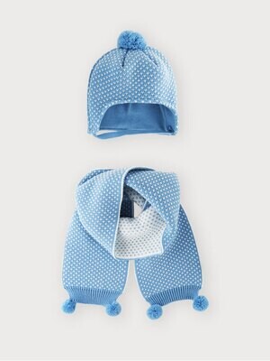 Conjunto de gorro y bufanda