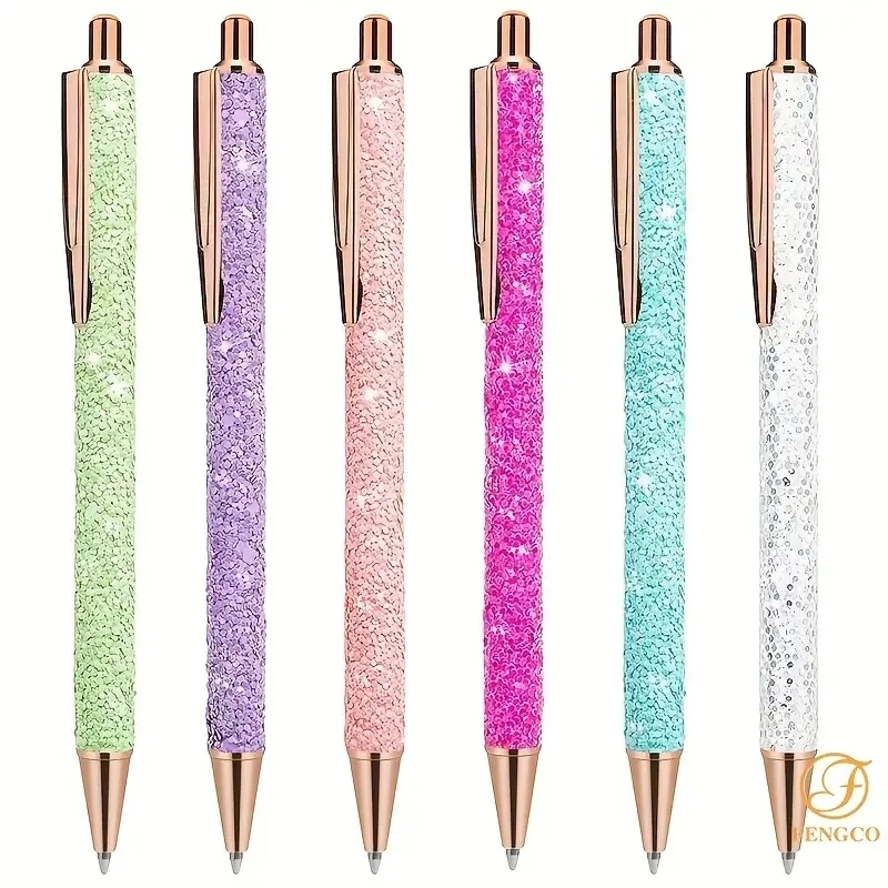 6 Pack Of Cute Pens For Journaling