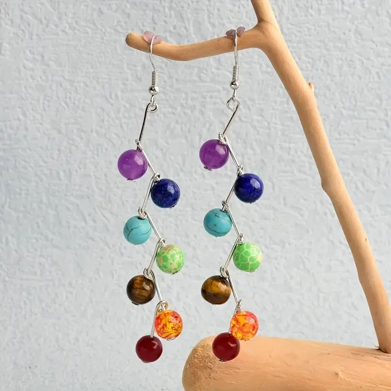 Colorful Hook Earrings