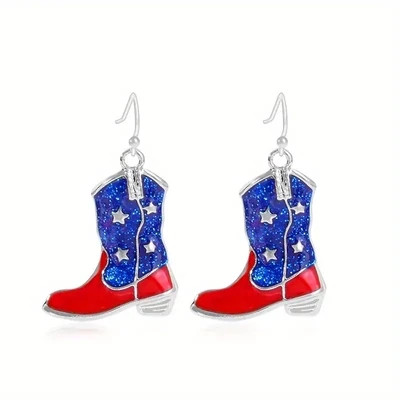 Cute Blue Star Boots