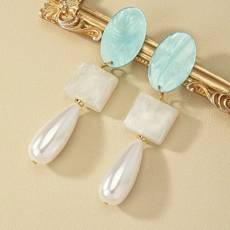 Geometric Drop Earrings