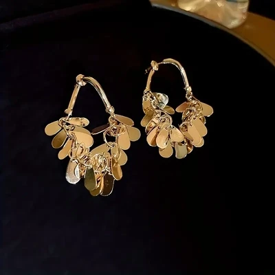U-shaped Water Drop Earrings