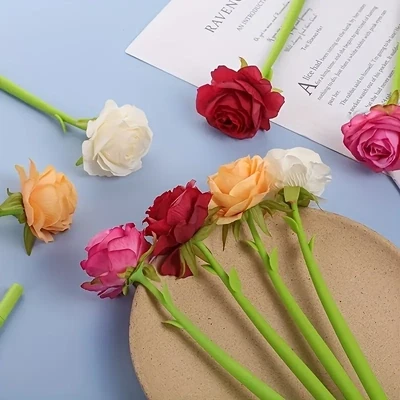 4pcs Rose Flower Gel Pens