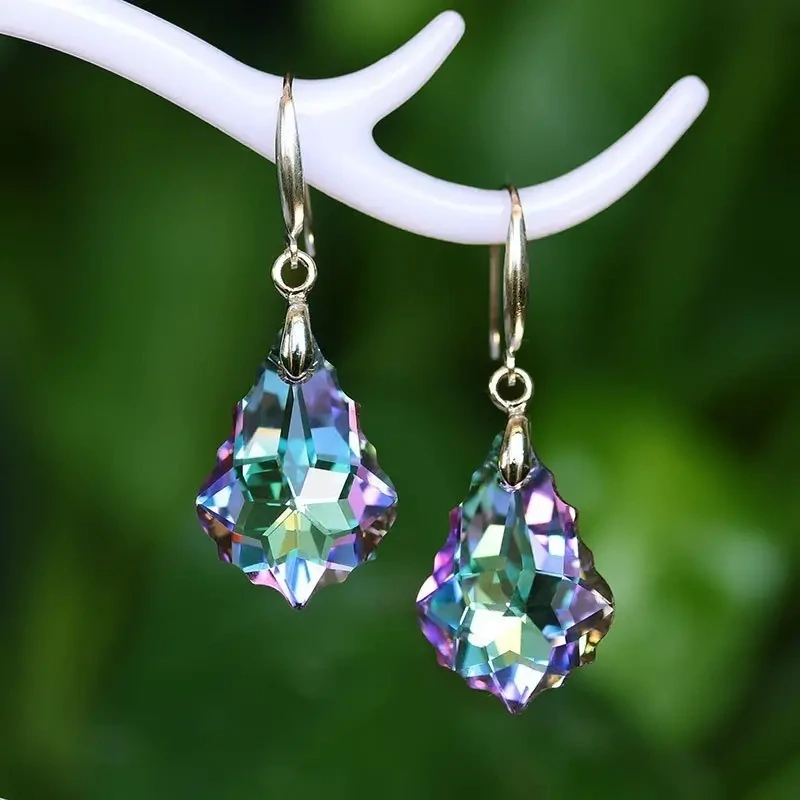 Teardrop Shaped Dangle Earrings