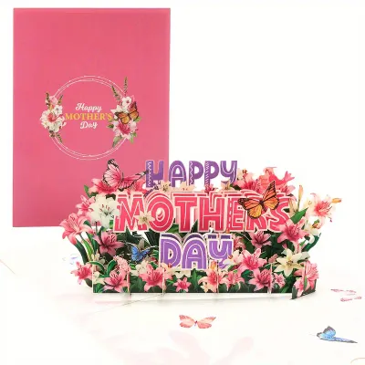 1pc Happy Mother`s Day Pop-Up Card.