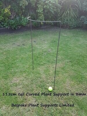 8mm 115cm tall plant support single (ENG, Wales, Scot borders only) 5 Pack