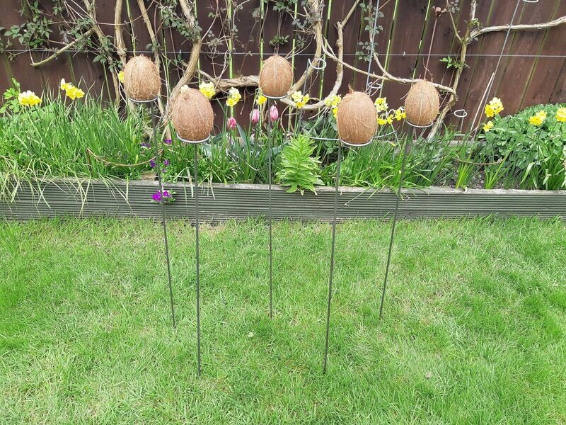 Coconut Shy - 5 stakes (nothing else) Mild steel