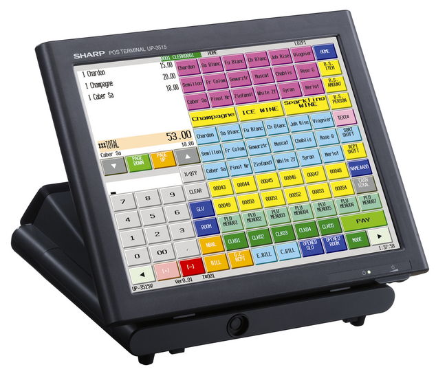 touch screen register