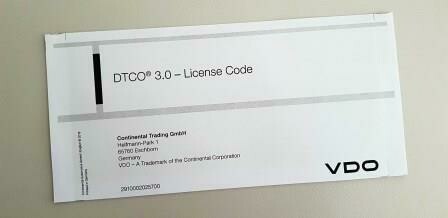 DTCO UPDATE Licenza per sblocco porta frontale Versioni 3.0 o superiori