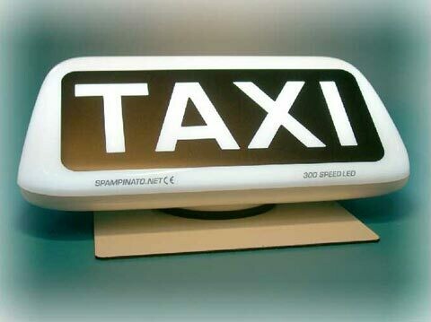 Insegna Taxi Speed. Mod. 300 Fissa